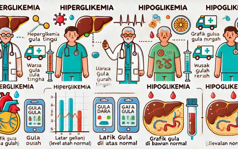 Perbedaan Hiperglikemia dan Hipoglikemia